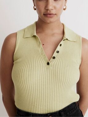 Madewell Owen Polo Sweater Tank
